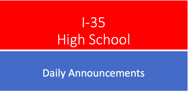 daily Announcements