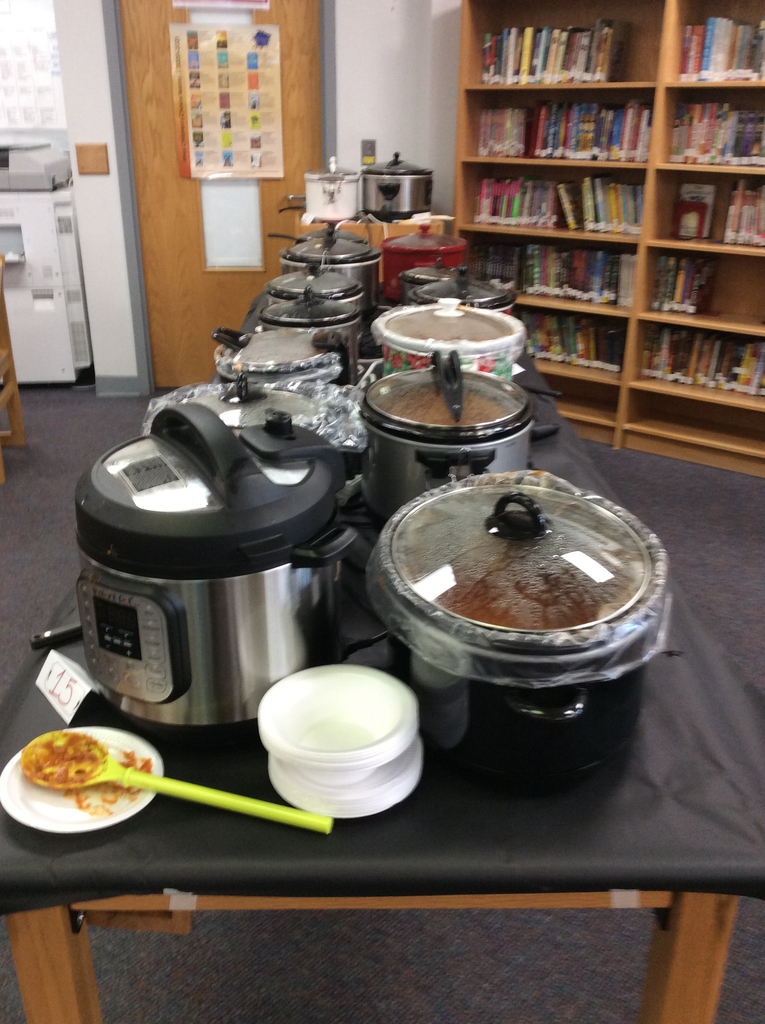 Crockpot of soup