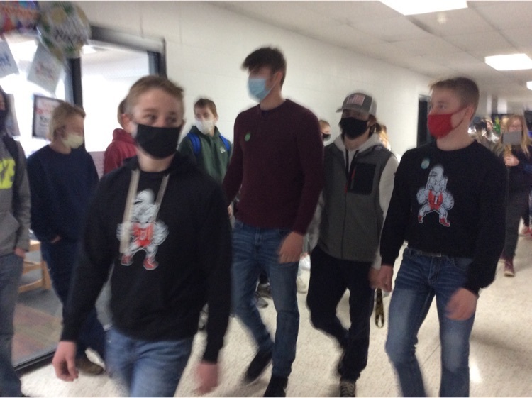 wrestlers hallway walk