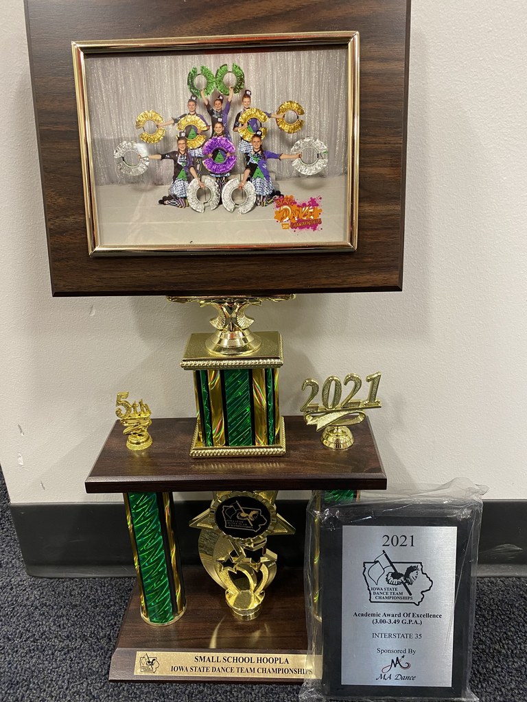 Dance team trophies