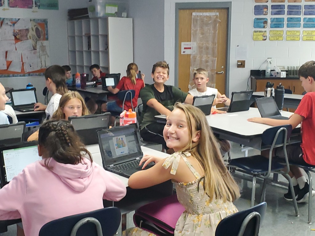 Students in a Science room