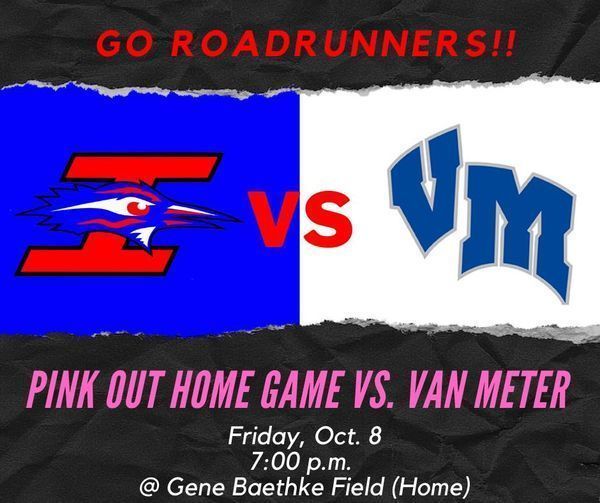 I-35 Pink out game flyer