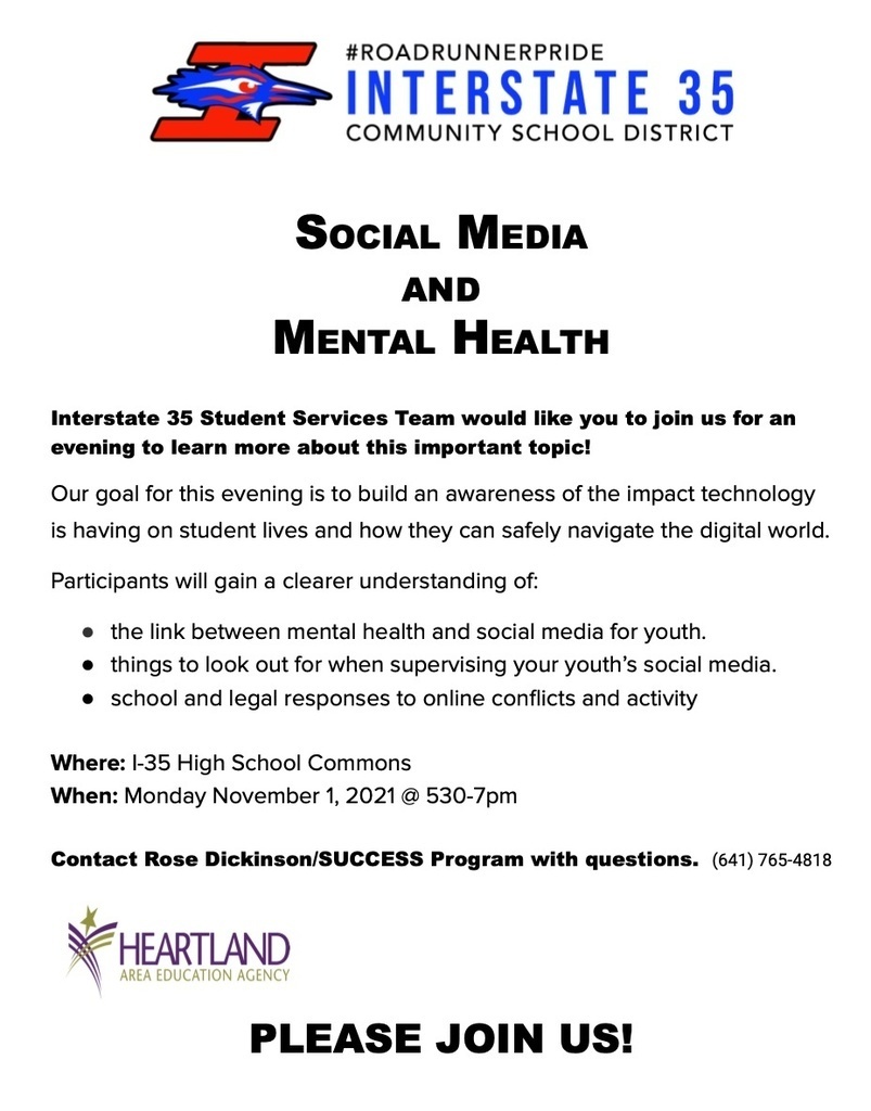 Social Media and Mental Health invitational flyer 