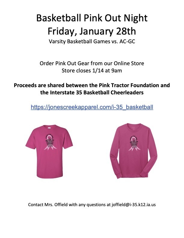 Basketball Pink out Flyer
