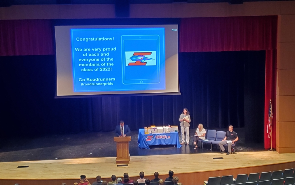 Mr. Kaster speaking at awards night
