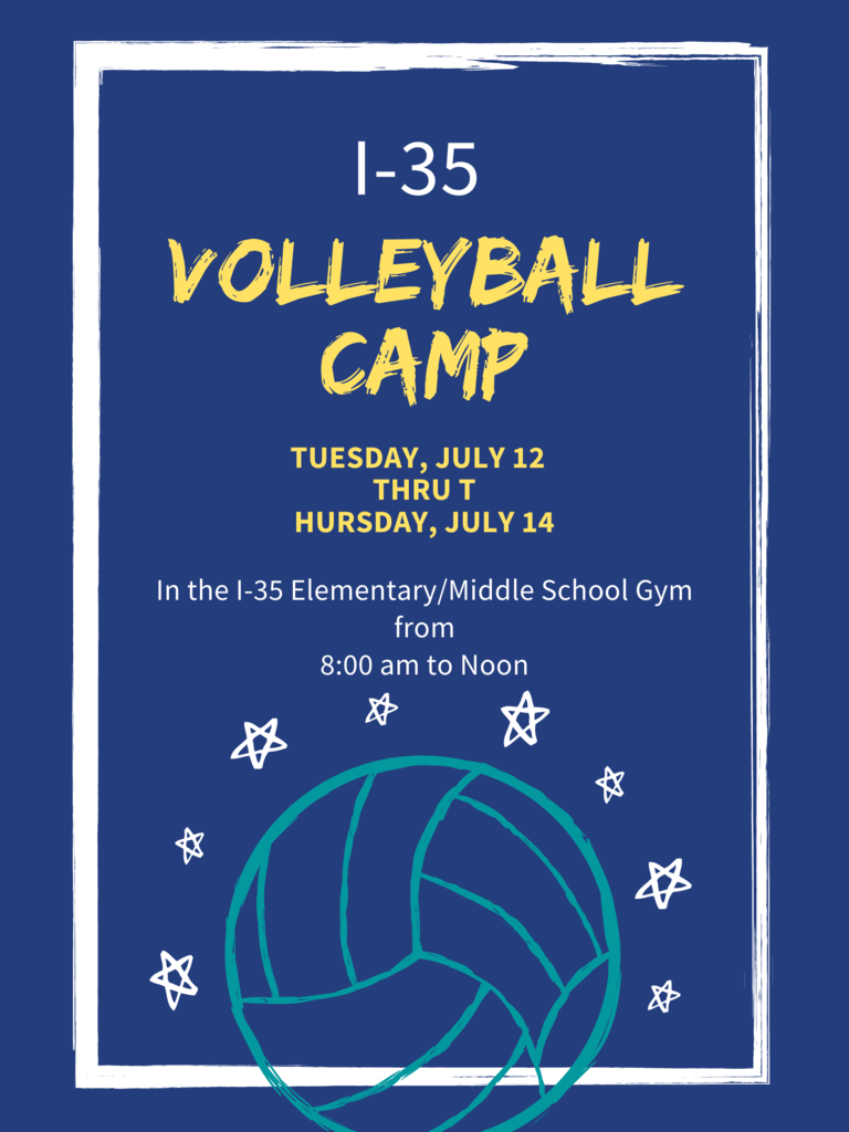 I-35 volleyball camp flyer