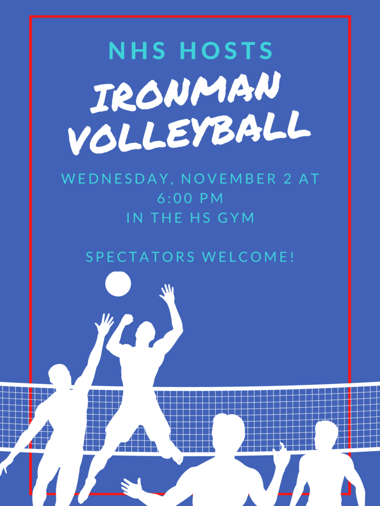 Ironman volleyball flyer