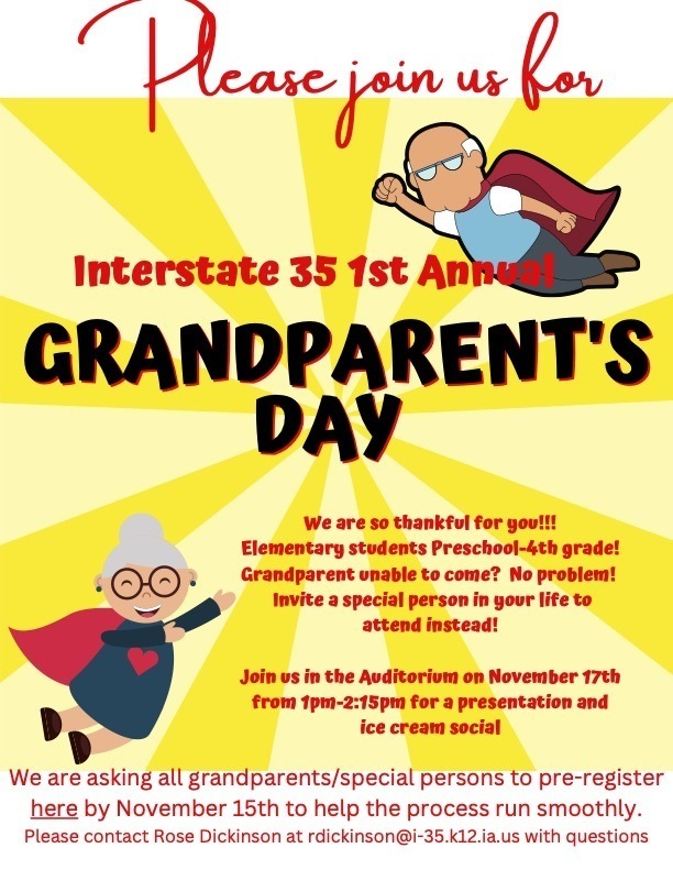 Grandparent's day flyer