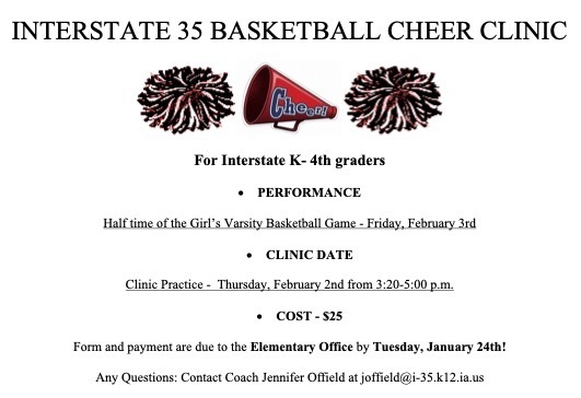 Cheer clinic form