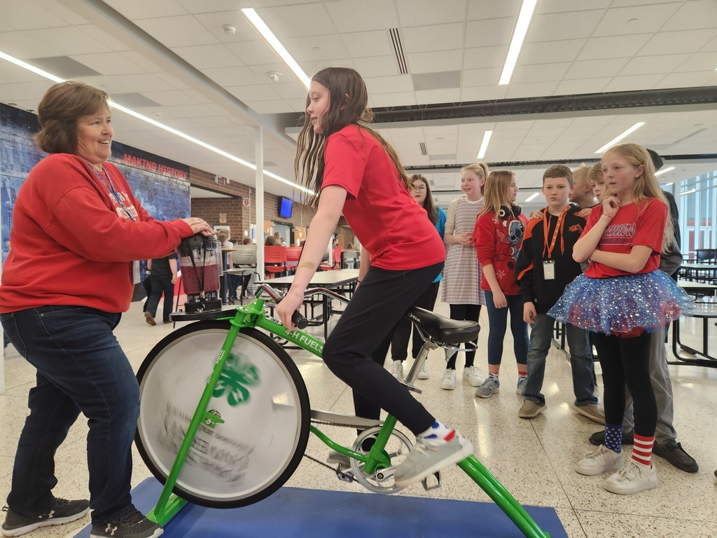 Students and the blender bike