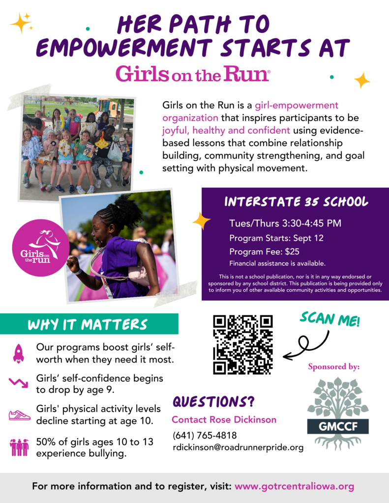 Girls on the run flyer